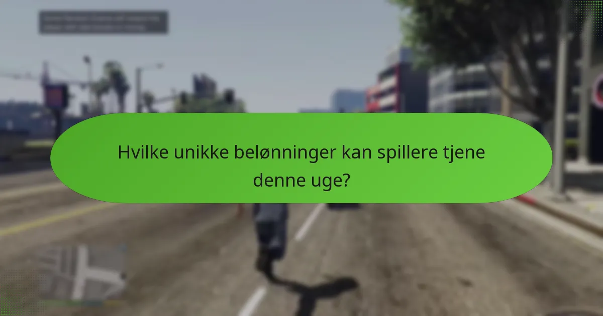 Hvilke unikke belønninger kan spillere tjene denne uge?