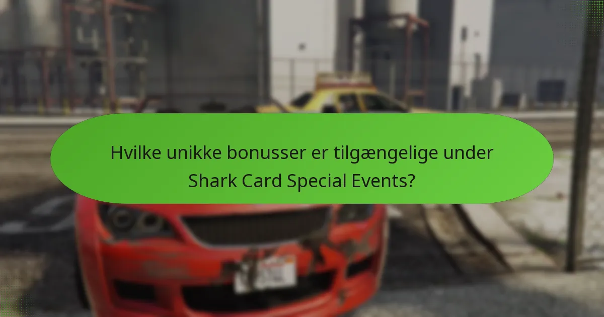 Hvornår finder Shark Card Special Events sted?